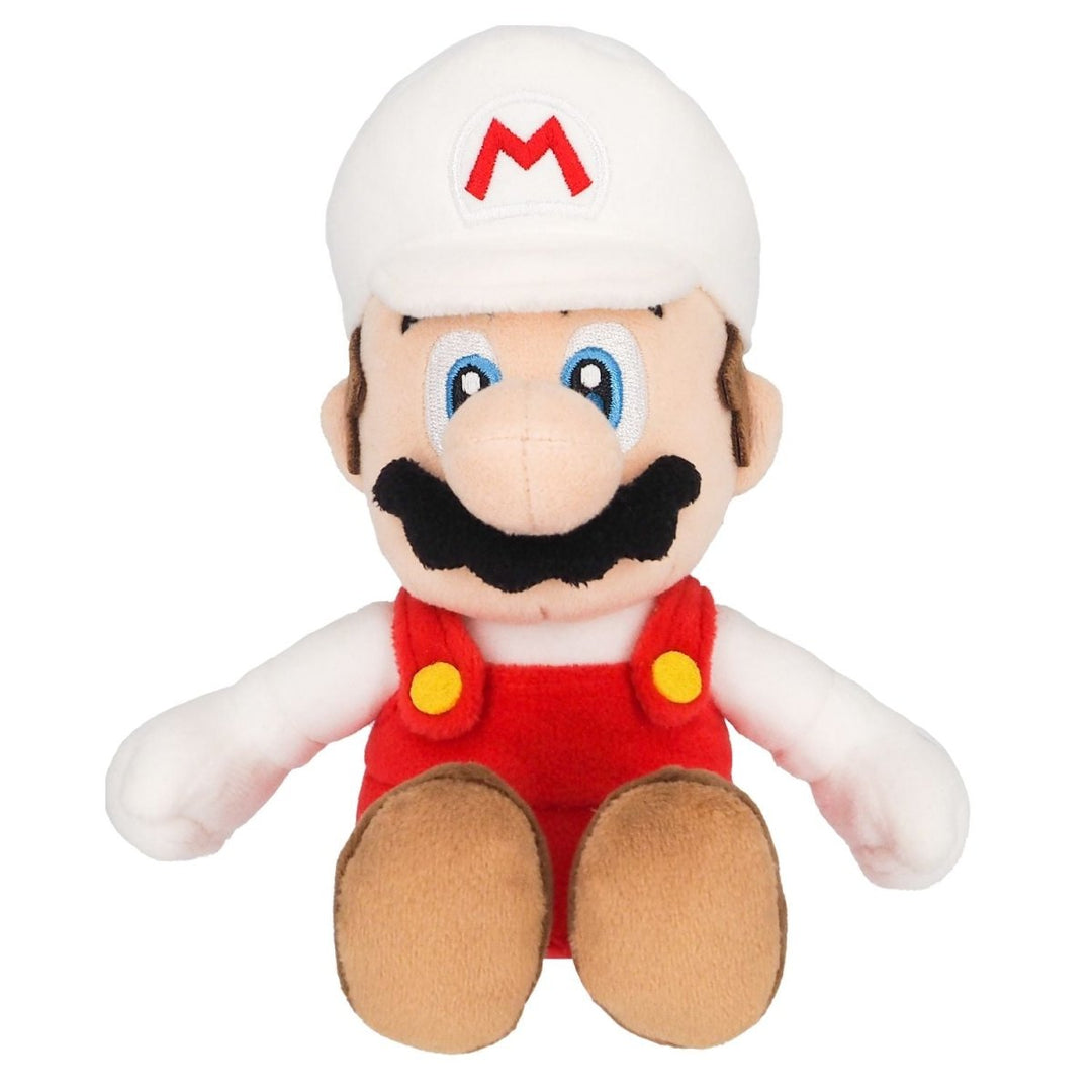 Super Mario Bamse Fire Mario 24 cm - Supernerds