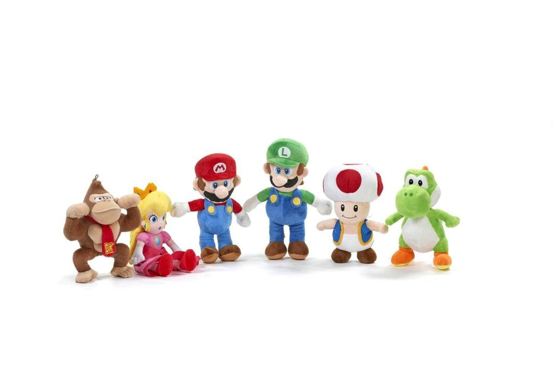 Super Mario Bamse Luigi 36 cm - Supernerds