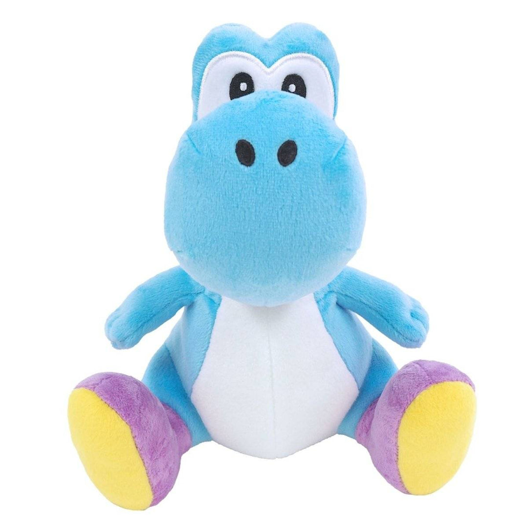 Super Mario Bamse Yoshi Lyseblå 20 cm - Supernerds