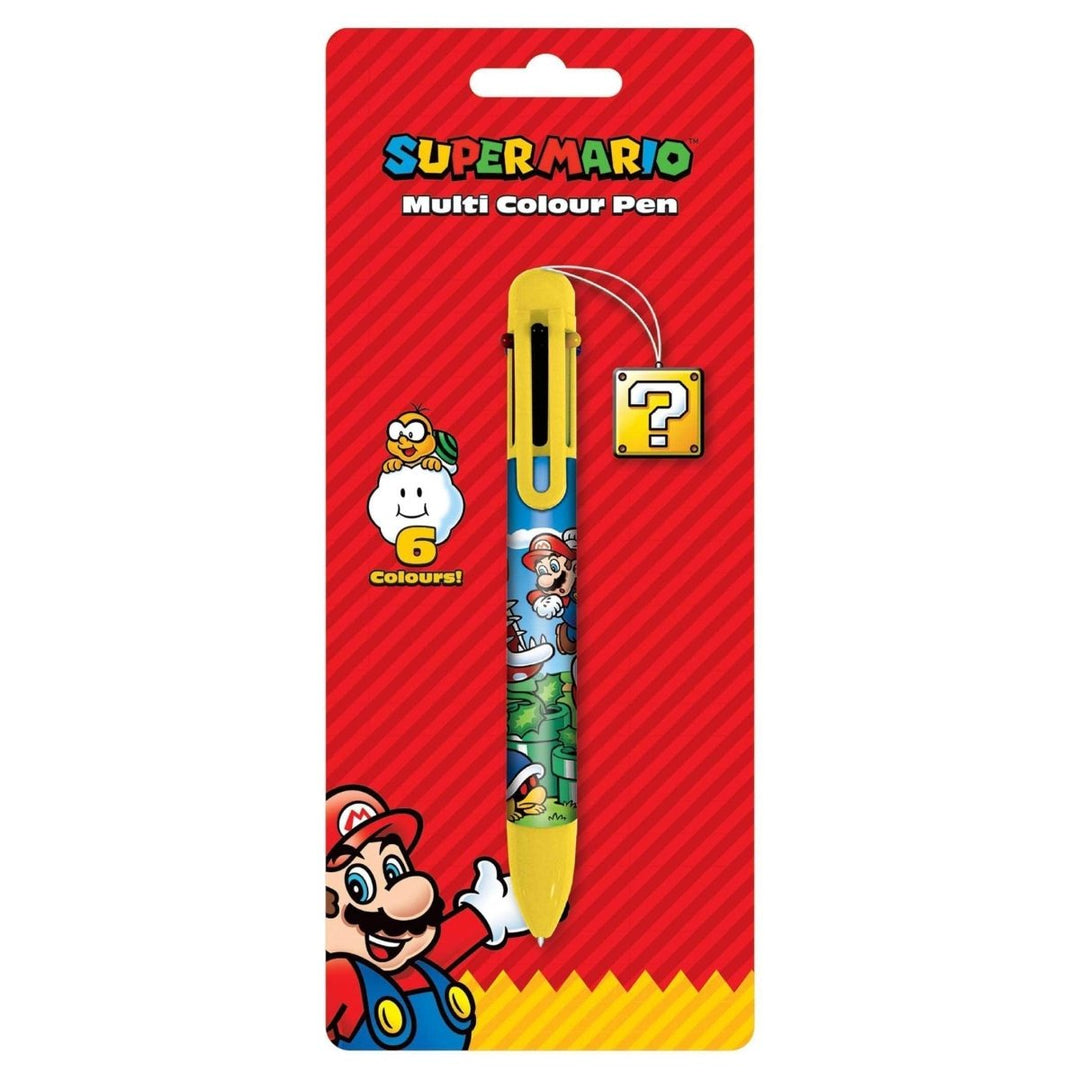 Super Mario Penn Flerfarget Colour Block - Supernerds