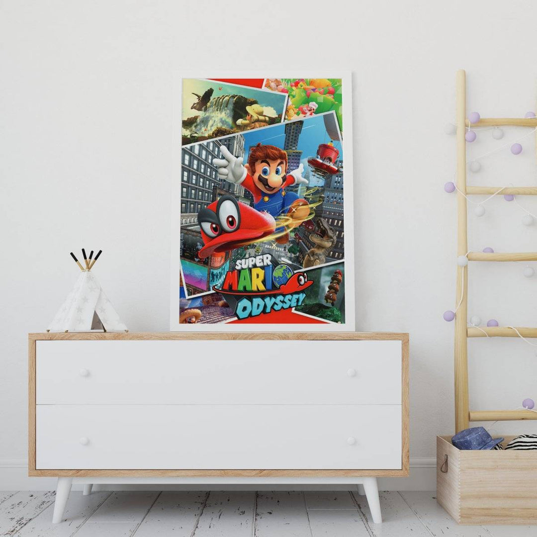 Super Mario Plakat Odyssey Collage - Supernerds