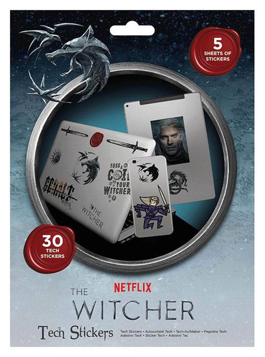 The Witcher Klistremerker - Supernerds