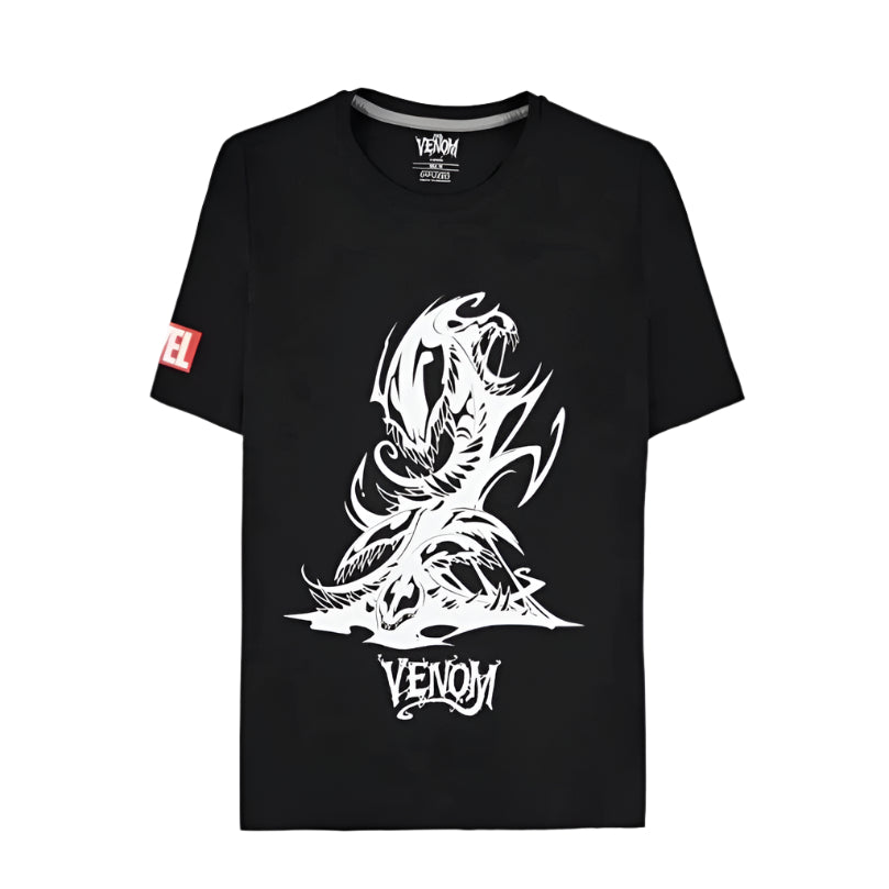 Venom T-skjorte Black and White - Supernerds
